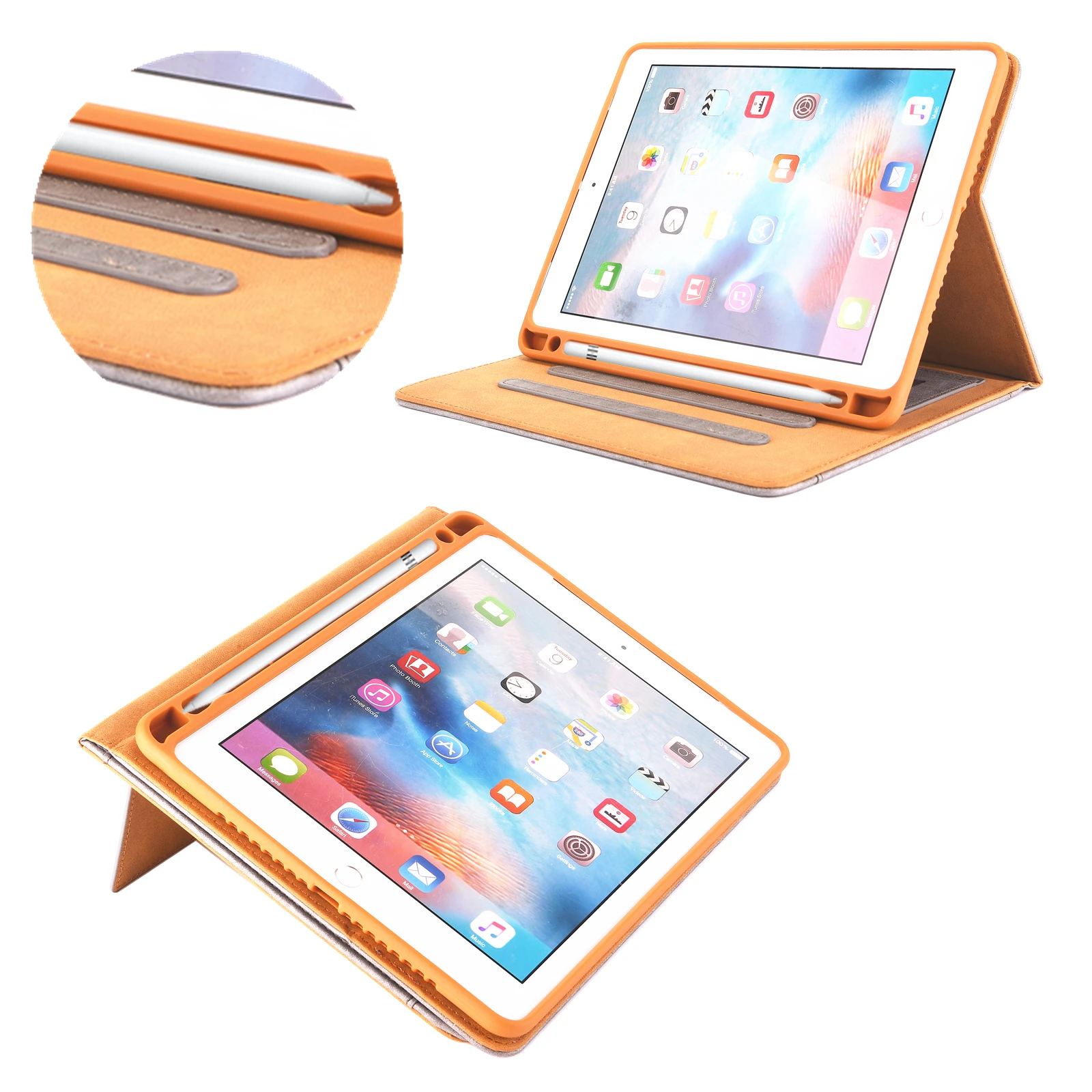 Чехол для Apple iPad mini 5 2019 умный кожаный чехол с держателем карандашей карт 1 2 3 4 7 9