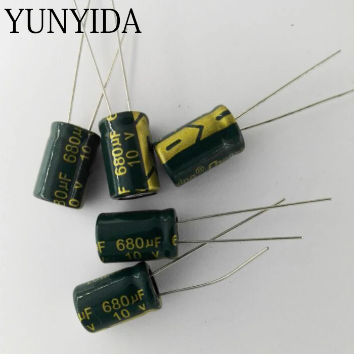 

Aluminum electrolytic capacitor 10V 680UF 8*12MM 20PCS