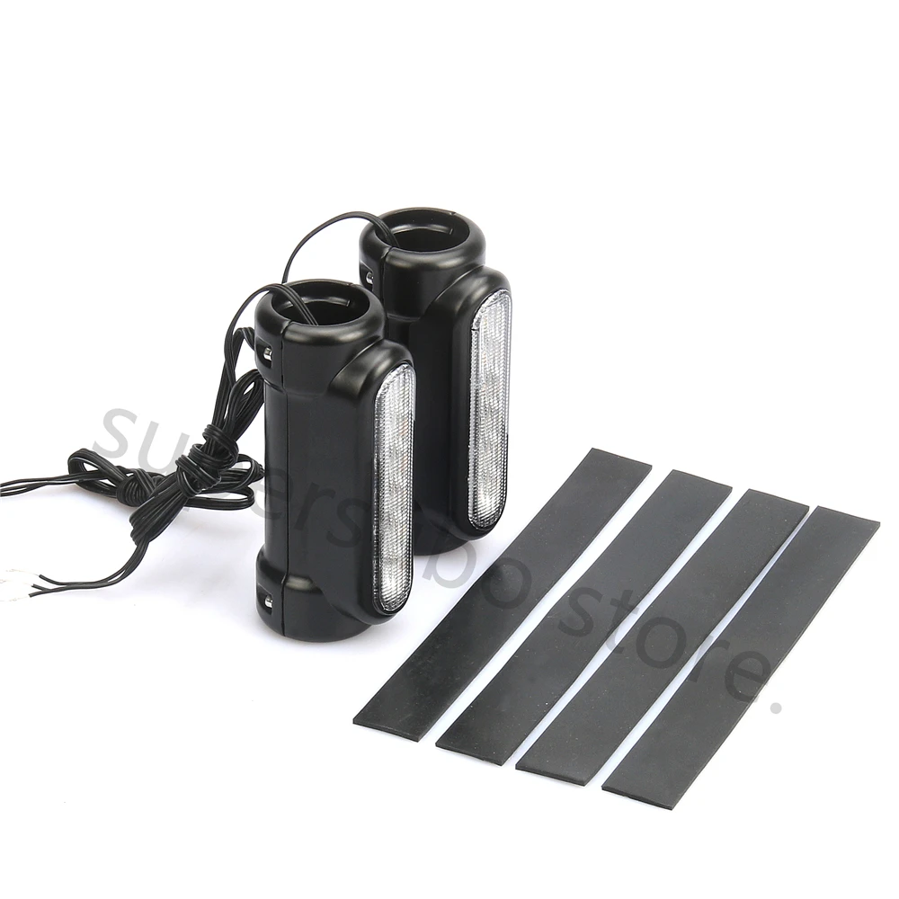 Черный мотоцикл шоссе бар свет горки LED указатель поворота аварийные бары для Harley