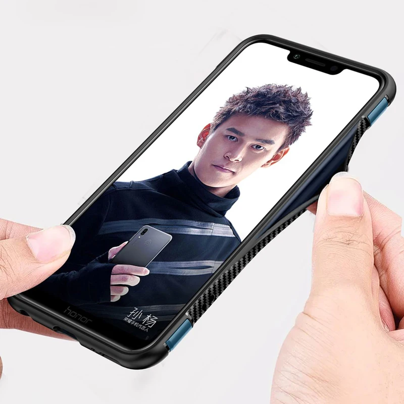 Чехол для Huawei P Smart 2019 чехол с полной защитой кольцо магнитный держатель