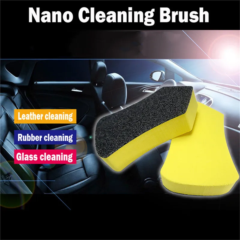 1 шт. Чистящая Щетка для машины уход за кожаным сиденьем детализация Clean Nano щетка