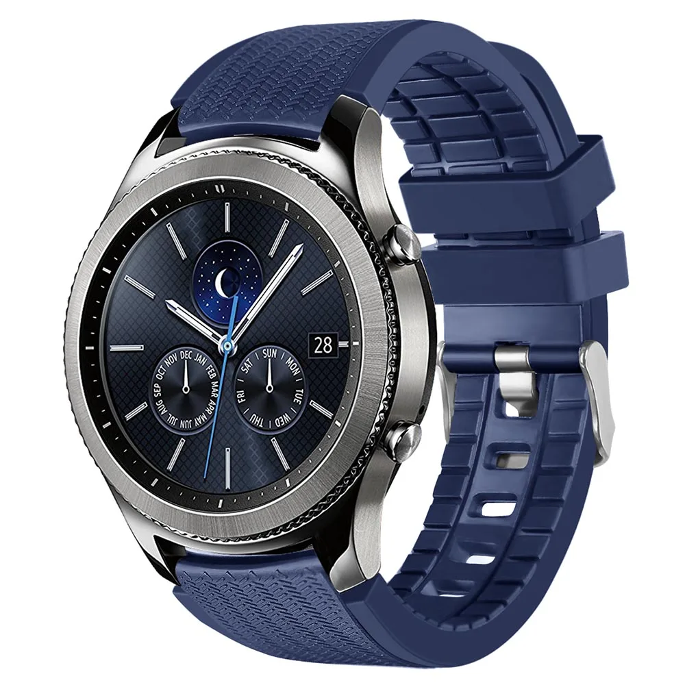 Tschick мягкий силиконовый сменный спортивный ремешок для Samsung Galaxy Watch (46 мм)/Samsung Gear S3