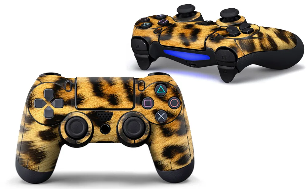 Защитный чехол из ПВХ с леопардовым принтом для Sony PS4 Playstation 4 Dualshock Controller 0010 |