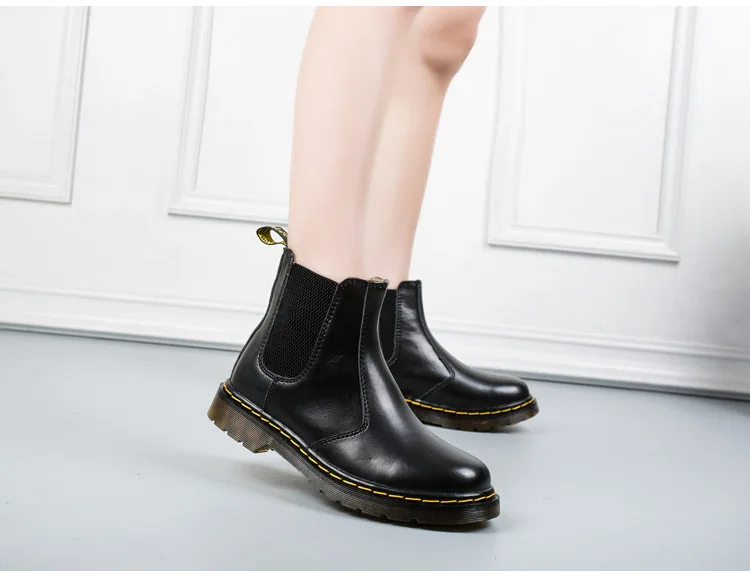 Ботинки Челси унисекс женские ботинки мужские из 2976 натуральной кожи | Обувь
