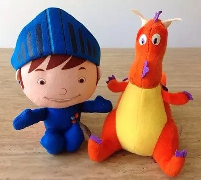 3 шт. 7 &quotМайк Рыцарь Майк и Evie 6&quot Спарки оранжевый дракон плюша подарок|stuffed