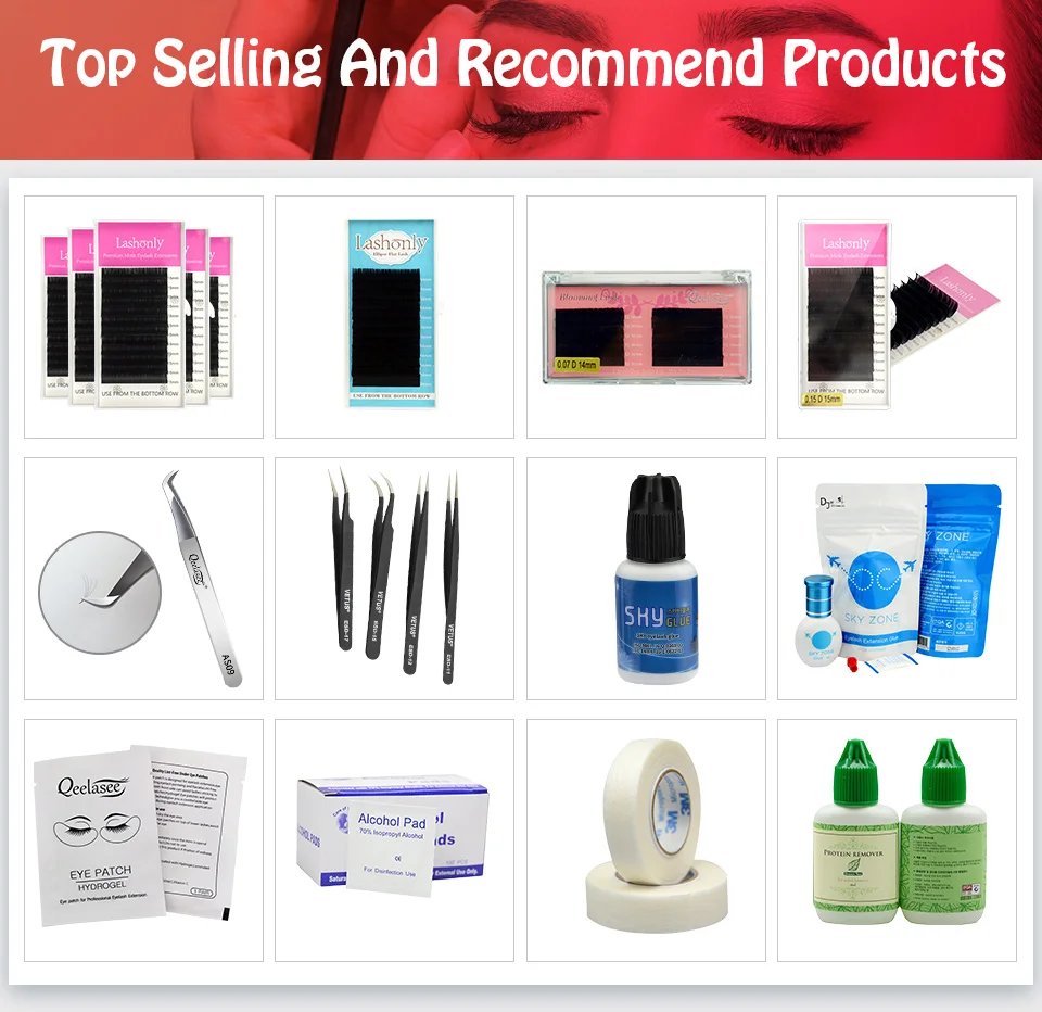 Lashonly матовые плоские ресницы для наращивания Индивидуальные ресницы для ресниц в виде плоского эллипса с разделенными кончиками мягкие шелковые плоские ресницы для ресниц