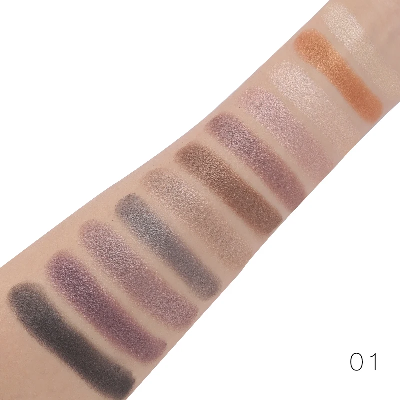 Брендовая косметика для глаз 11 видов цветов мерцающие тени век Палетка с