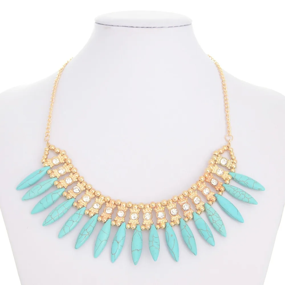 Горячая распродажа ожерелья Чокер с позолоченными подвесками в виде тессальских листьев Ювелирные изделия Бижутерия Простое высказывание.