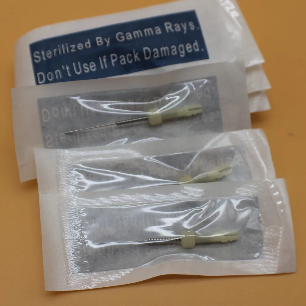 100 шт. оригинальные круглые иглы для перманентного макияжа|permanent makeup needles|makeup