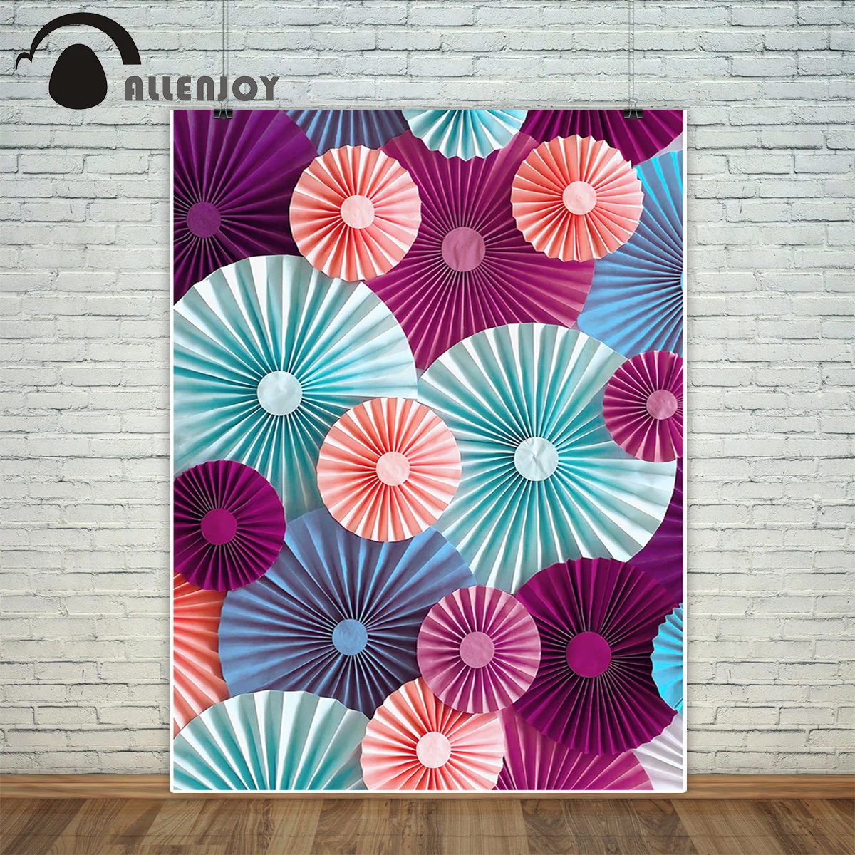 Allenjoy детский фон для фотографии красочная Складная бумага декоративная стена