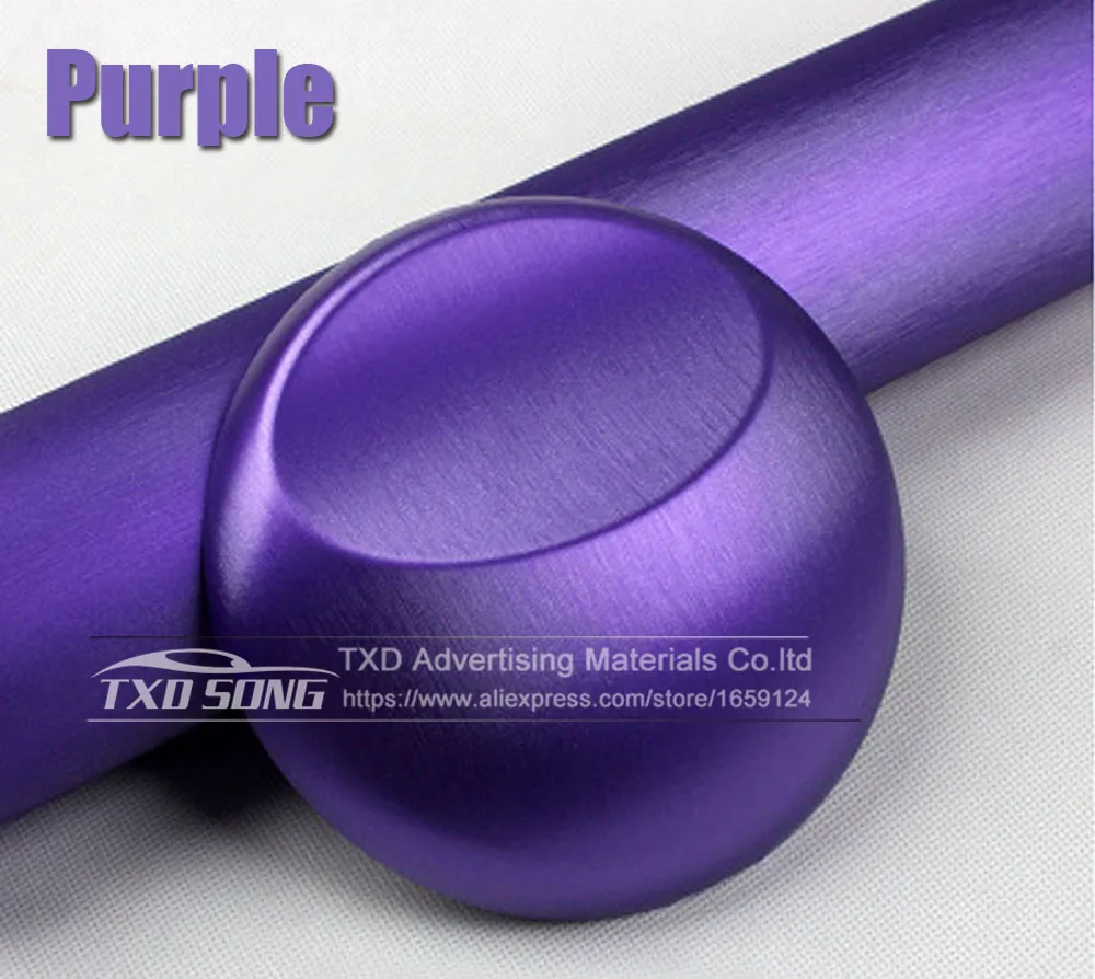 metallic purple Cay укладки градиентный нейтрально-серый фильтр металлик матовый Алюминий винил металлический виниловая пленка для отделки автомобиля стикер автомобиля с Размеры: 10/20 Вт, 30 Вт/40/50/60x152 см - Название цвета: metallic purple
