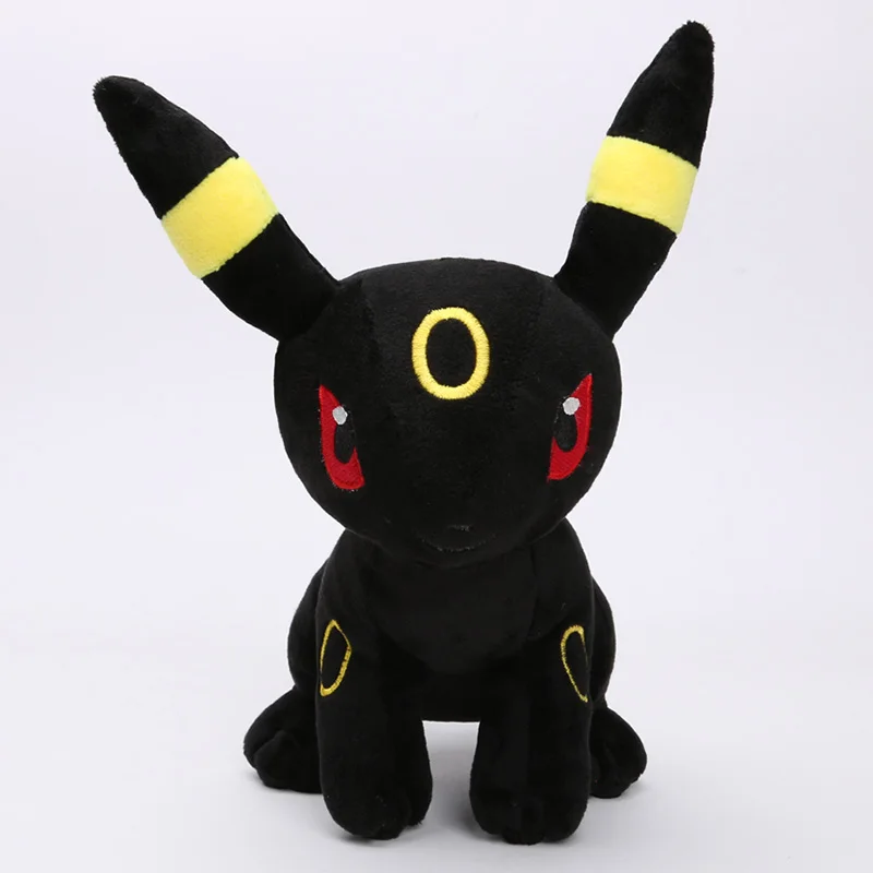 Umbreon 30cm Карманный плюшевый Eevee Jolteon Umbreon flarion Espeon Vaporeon чучело куклы большие игрушки 30 см - Цвет: Umbreon 30cm