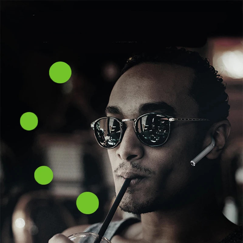 I7 Bluetooth Беспроводной наушники капельки со стерео вкладыши не оригинал для iphone 6/7/8