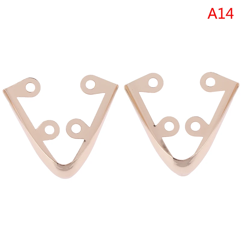 A14 1 пара обуви защита пальцев ног модный металлический материал Зажимы для обуви для украшения обувь на высоком каблуке сломанные Reapair аксессуары - Цвет: A14