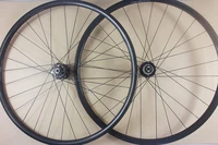 super light road disc bike wheelset clincher 24mm x 23mm 2828h cyclocross bicycle wheels powerway m64 carbon alloy hub