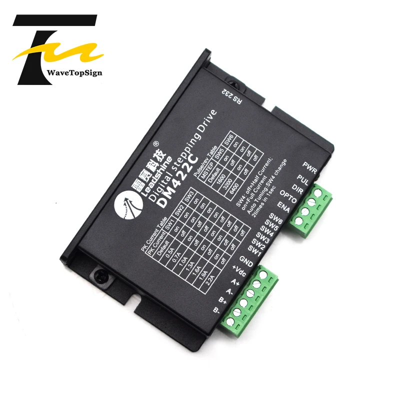 Драйвер двухфазного шагового двигателя Leadshine DM422C DM432C входное напряжение 18 36 В