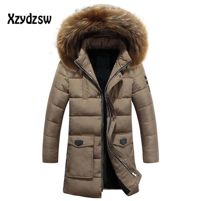 Лидер продаж 2016 мужское пуховое пальто с капюшоном мужская зимняя куртка Мужская
