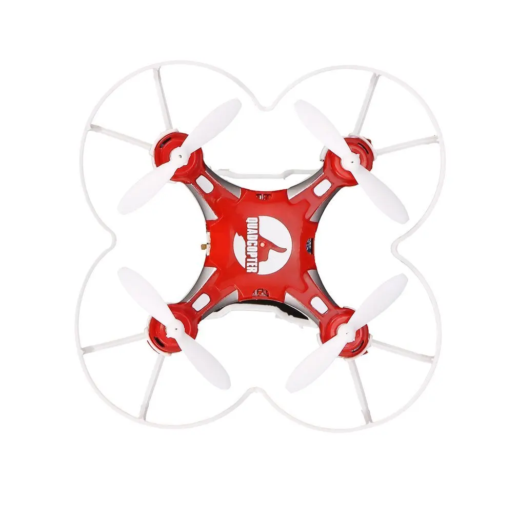 Red FQ777 124 2,4G 4CH шесть оси гироскопа Мини Drone 360 градусов флип Headless режим один ключ возврата RC карман Quadcopter RTF с свет - Цвет: Red