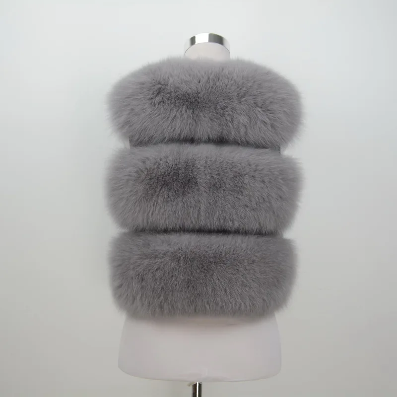 Jancoco Max, новинка, натуральный мех, жилет для женщин, зимний, натуральный, мягкий, Лисий мех, жилет для девушек, модный жилет, пальто, опт/розница, S1673