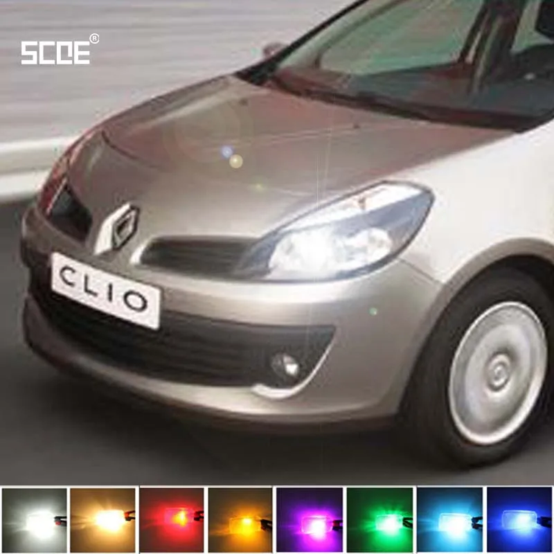 Для Renault Clio/Clio Sport Tourer SCOE 2015 Новый 2X 12SMD светодиодный передний парковочный фонарь