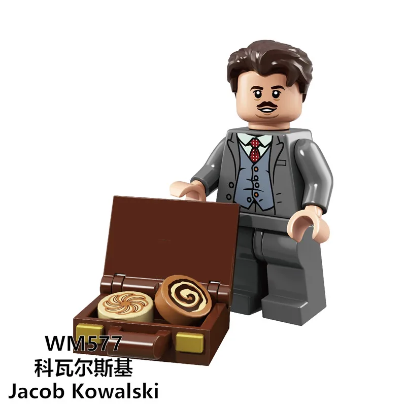 С фантастическими животными Newt Niffler фигурки The criles of Grindelwald Тина Добби Дамблдор блоки-кирпичики игрушки поп WM575