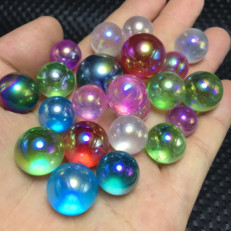 100 г разноцветный кварцевый кристалл Aura титановый висмут фотолампа рандомный