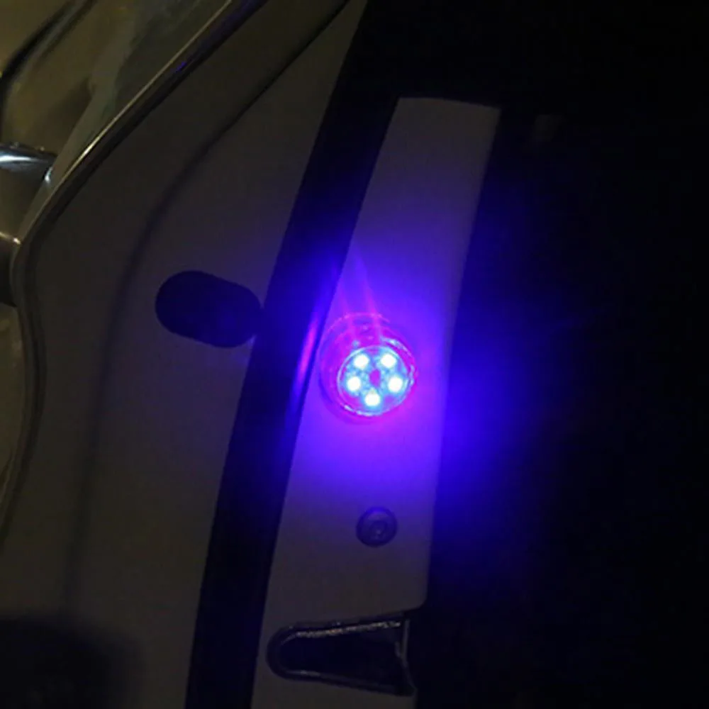 2 Pcs 5LED Light Auto LED Door Anti-collision Warning Kit Wireless Anti Rear Collision Lamp Flash Car Accessories 2019 New | Автомобили и