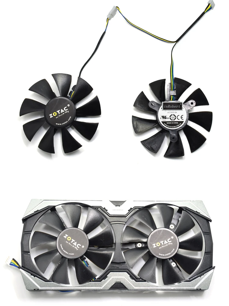 85 мм 4Pin кулер вентилятор Замена для ZOTAC GTX1060 6 ГБ GTX 1070 мини GTX 1060 видеокарта вентилятор охлаждения GFY09010E12SPA GA91S2H