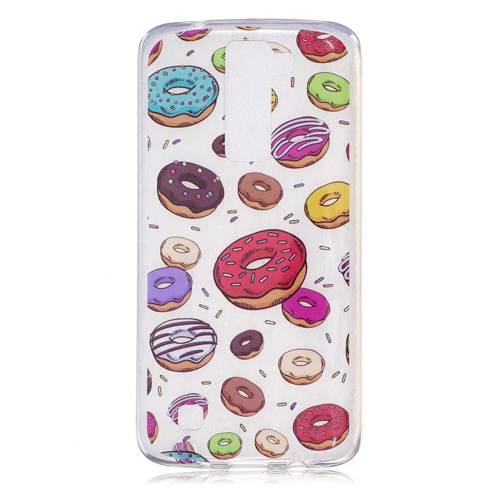 Подходит для LG K8 4G LTE K 350 K350Y 350N K350K мягкий TPU чехол мобильного телефона с