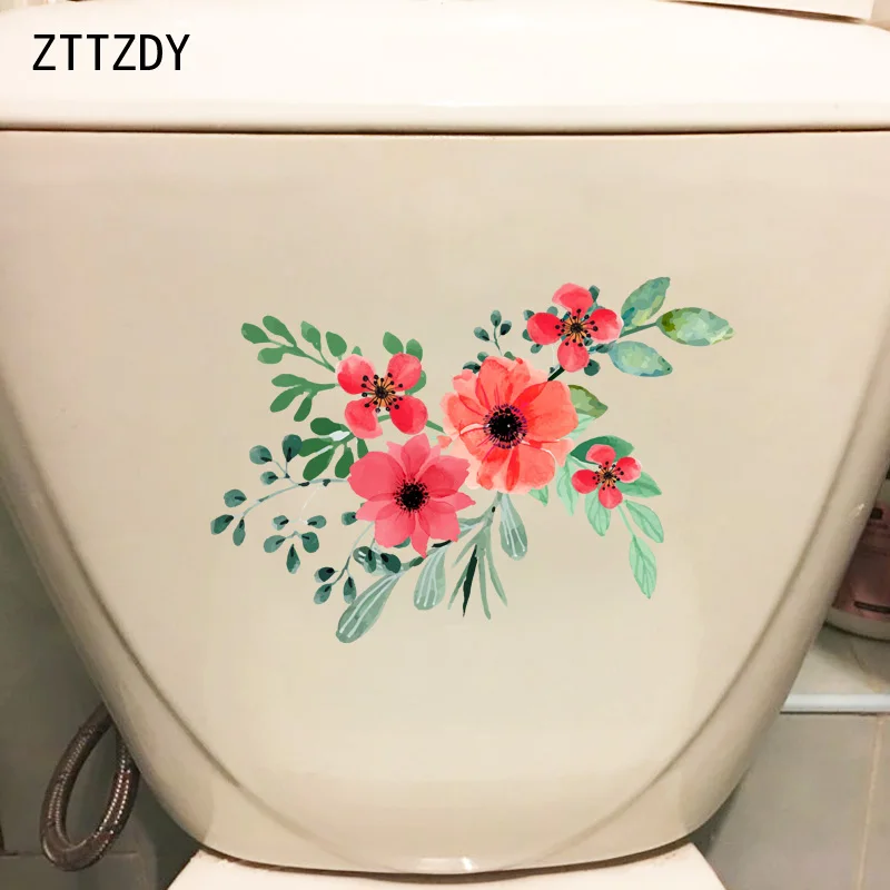 ZTTZDY 23*16 см свежие акварельные зеленые листья цветы фотообои|Наклейки на стену| |