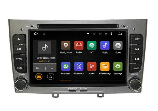 Автомобильный мультимедийный плеер 2din Android 7 1 DVD навигация для Peugeot 408 308 308SW радио