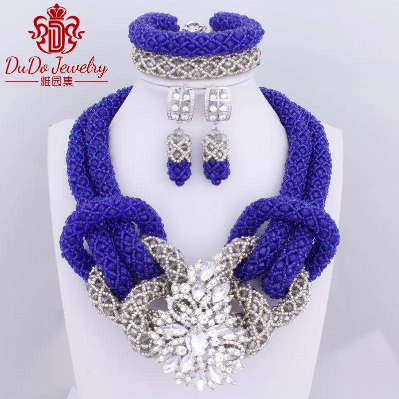 2017 Королевский синий серый сова набор ювелирных изделий в форме животных модное