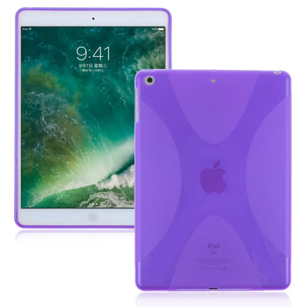 Матовый силиконовый защитный чехол X Line из ТПУ для Apple iPad 9 7 2018 2017 Air Tablet|bag for ipad|cover