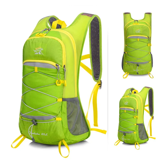 Fruit Green 25л рюкзак для альпинизма, пешего туризма, велоспорта, дышащий жилет, рюкзак для марафона, бега, велоспорта, рюкзак для велосипеда, MTB, езды, велосипедная сумка - Цвет: Fruit Green