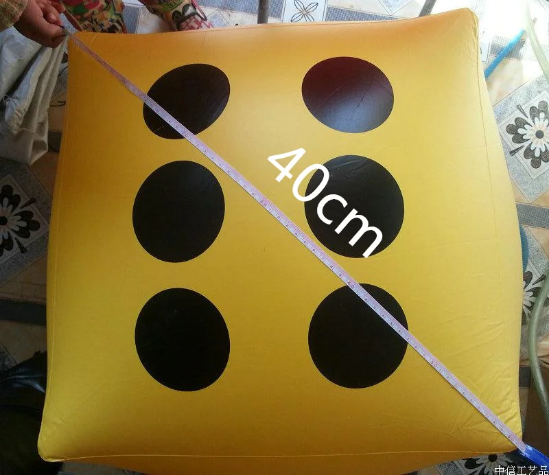 Детский сад интерактивные Tos гигантские надувные игральные кости игрушка мяч на