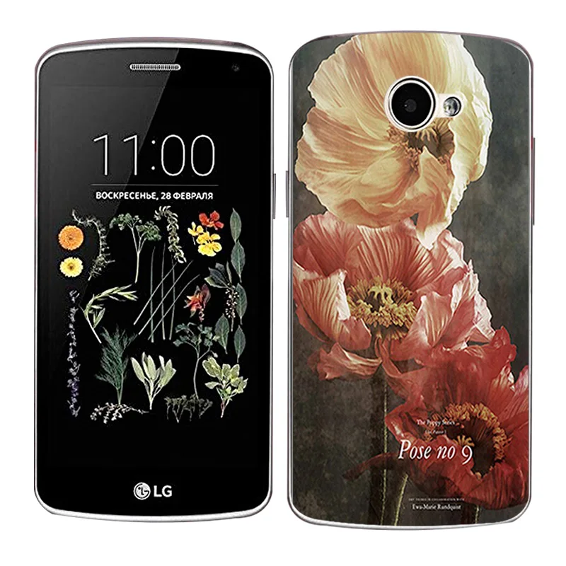 Чехол для LG K5 с цветочным рисунком, роскошный мягкий чехол из ТПУ для LG K5 X220 X220DS 5," K 5, чехол для телефона, задняя крышка для LG K5 Funda