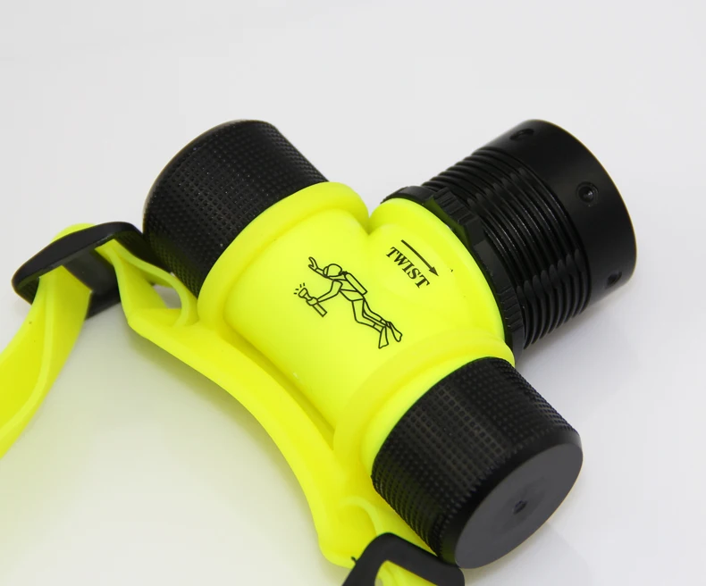 10 шт./лот 2000Lm 30 м ныряльщик 18650 аккумулятор или 3x AAA CREE XM L2 L T6 светодиодный налобный