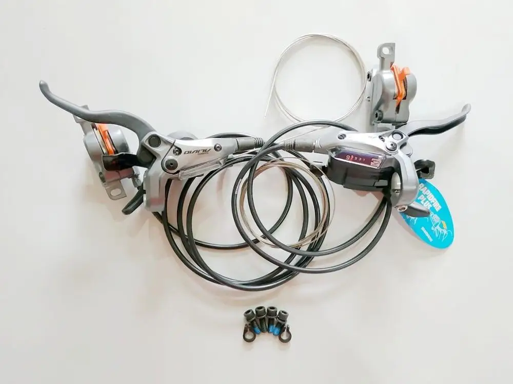 Shimano ALIVIO M4050 ST 3x9 скоростной гидравлический набор тормозных дисков STI|Велосипедный