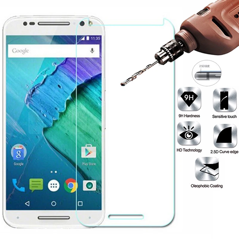 2.5D Закаленное стекло для Motorola Moto X Pure Style 9H Высококачественная Взрывозащищенная