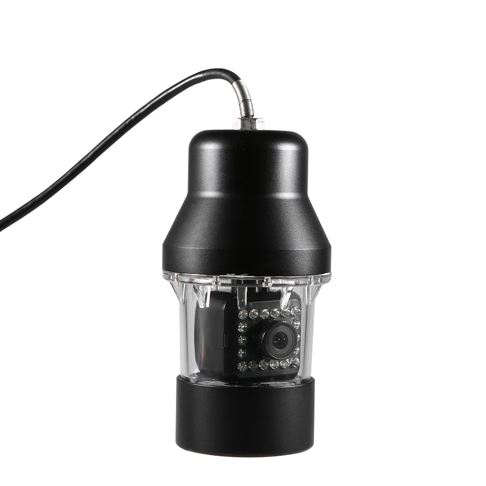 China factory underwater camera CCTV fish finder camera 18pccs led lights 360 rotation camera 7inch LCD monitor lithium battery