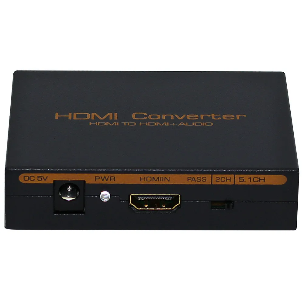 HDMI к аудио экстрактор 1080P оптический сплиттер SPDIF + RCA L/R конвертер HD сплиттер|hdmi to