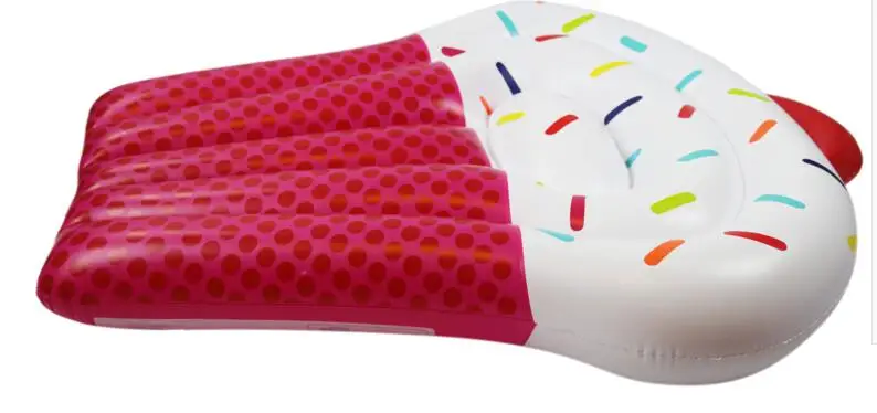 160 см ПВХ надувное забавное очаровательное мороженое бассейн плавающее