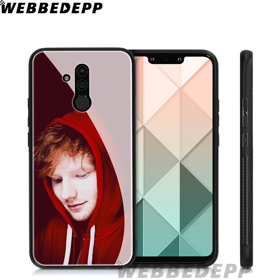 WEBBEDEPP Ed sheeran Edsheeran чехол из закаленного стекла для Huawei Mate 20 P20 P10 P Smart 2019 2018 и Honor 10 9 8X