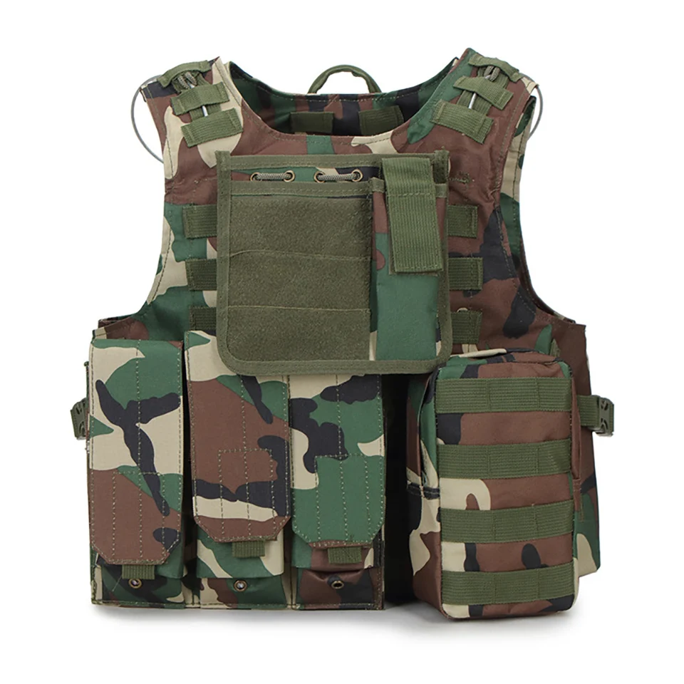 Камуфляжный охотничий военный тактический жилет Wargame Body Molle Armor охотничий жилет CS SWAT Team Уличное оборудование для джунглей
