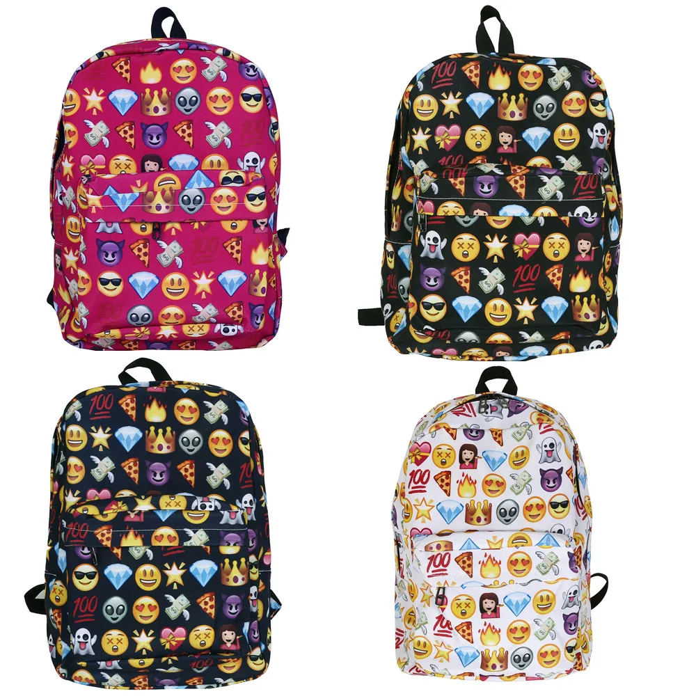 Улыбка Emoji рюкзак смайлик пакет школьная сумка|school shoulder bag|emoji backpackshoulder school bags |