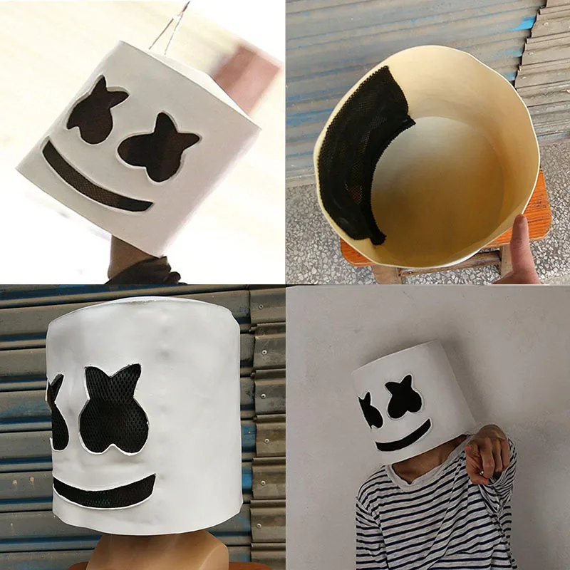 Горячая продажа взрослых DJ Marshmello маска Пасхальная Вечеринка ночной клуб