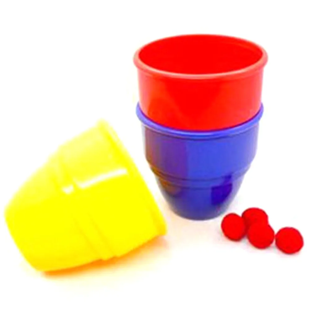 

Illusion Mentalism Truco De Magie Kids Toy Magic Cups And Ball Magician Trick Close Up 3x2.5x1.5cm