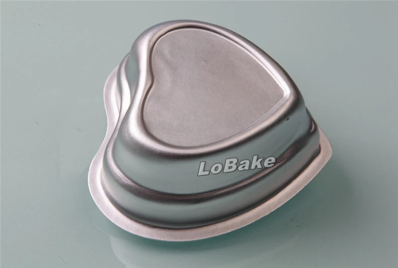 (5pcs/lot) two-layer double hearts shape anodising aluminium alloy mousse cake mould cheese yogurt cakes decoration supplies | Дом и сад
