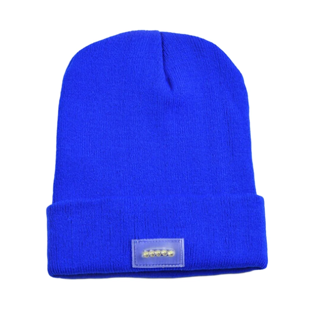 5 LED light Hat Fishing Hunting Camping Running Multicolor Hats Caps Knitting Woolen | Спорт и развлечения