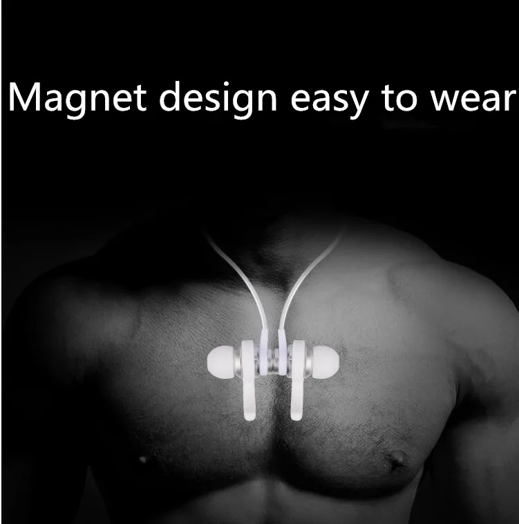 Bluetooth стерео наушники Магнитная Водонепроницаемый музыку гарнитура с микрофоном